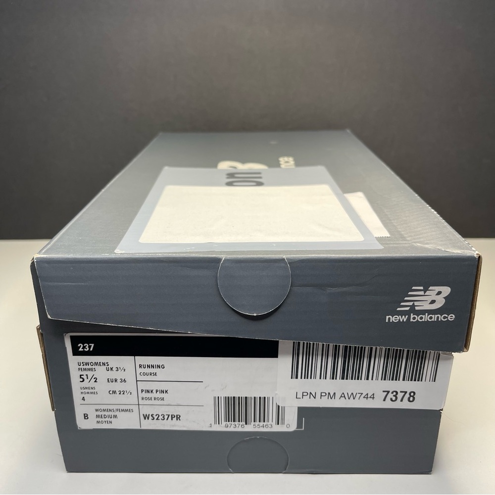 New Balance 237V1 Retro Sneakers Dark WS237PR Vintage Rose/Rosewood Women's 5.5 - Picture 10 of 10